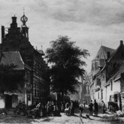 Town view (Black and white)